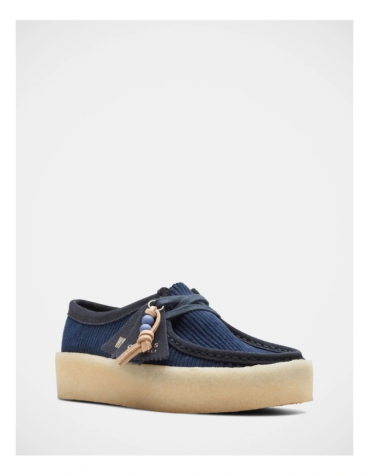 Wallabee Cup Shoes in Navy image 2