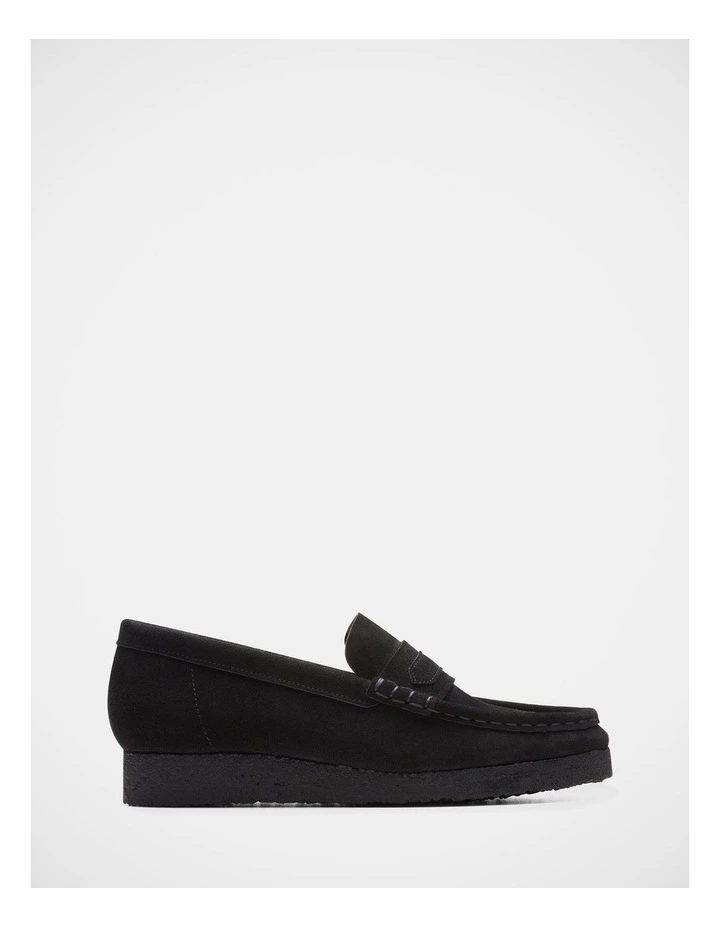 Wallabee Loafer in Black image 1