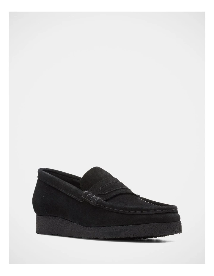 Wallabee Loafer in Black image 2