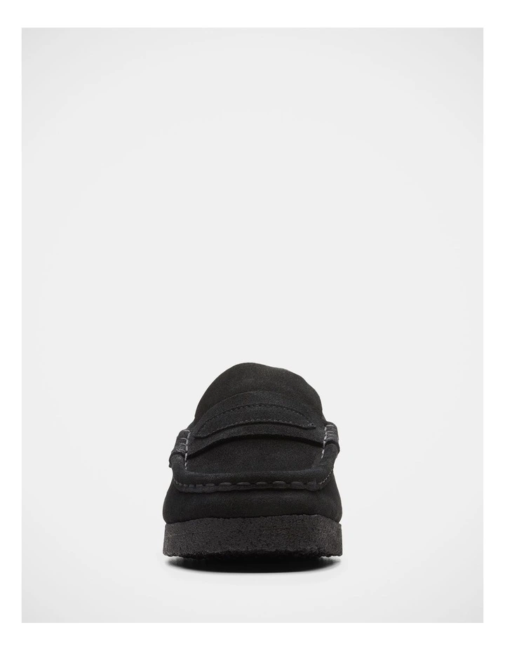 Wallabee Loafer in Black image 3