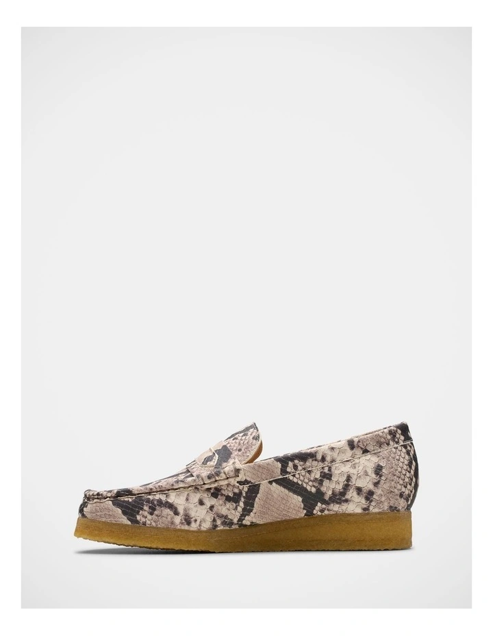 Wallabee Loafer in Grey Snake image 2