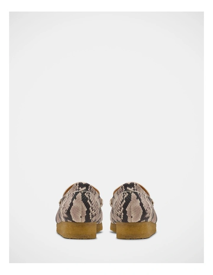 Wallabee Loafer in Grey Snake image 5