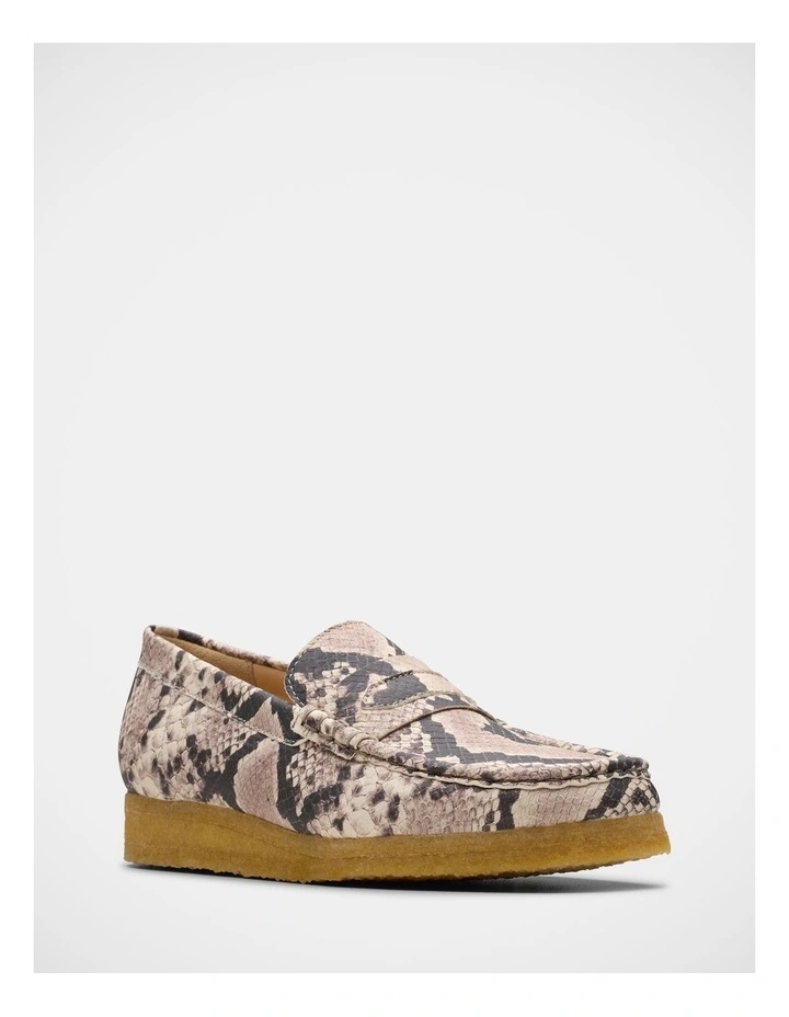 Wallabee Loafer in Grey Snake image 7