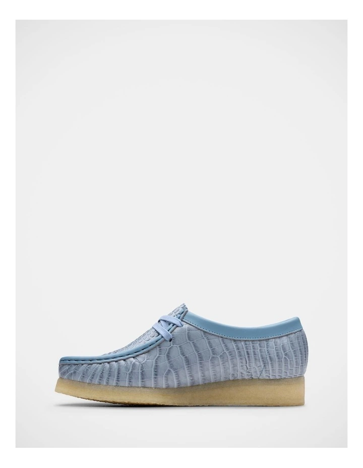 Wallabee Shoes in Blue image 2