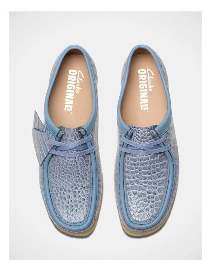 Wallabee Shoes in Blue image 6