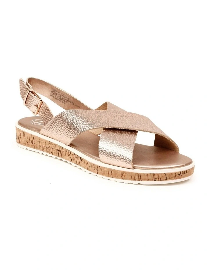 Lorde Sandals In Gold image 2
