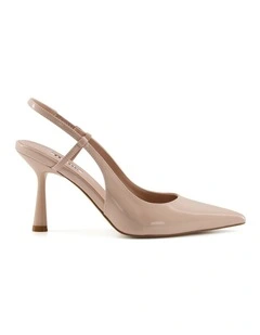 Cabanna Slinback Heel in Nude
