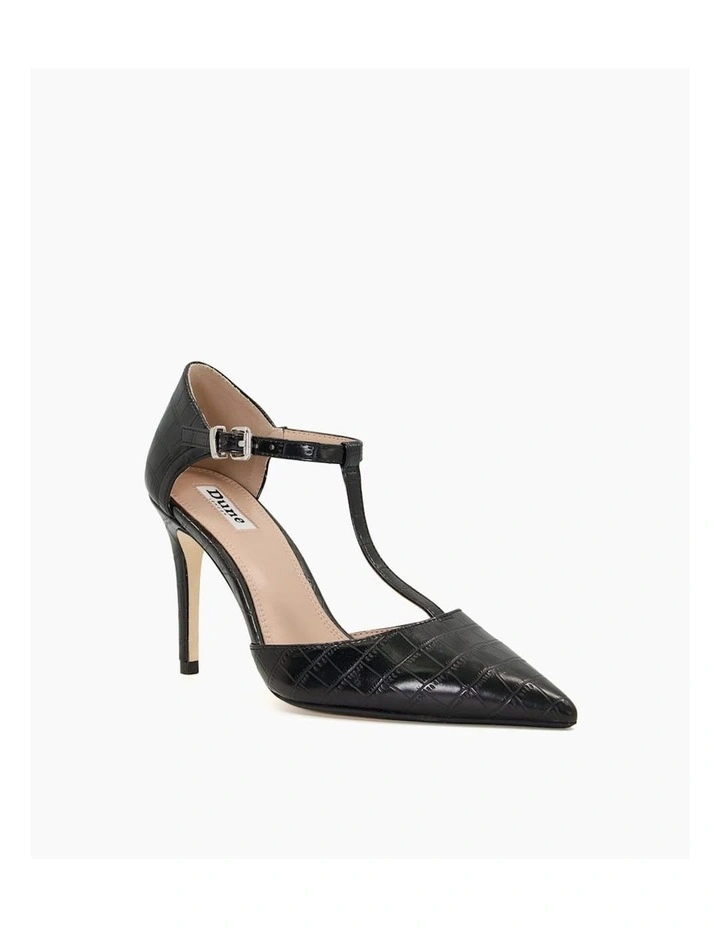 Casta Court Shoe in Black image 2