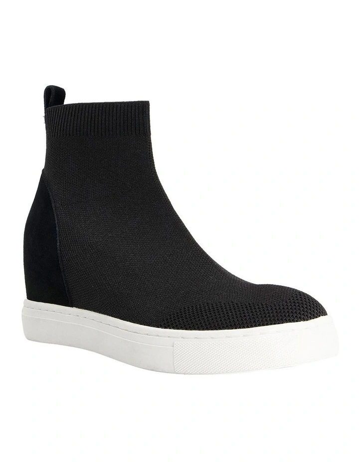 Empower Wedge Sneaker in Black image 2