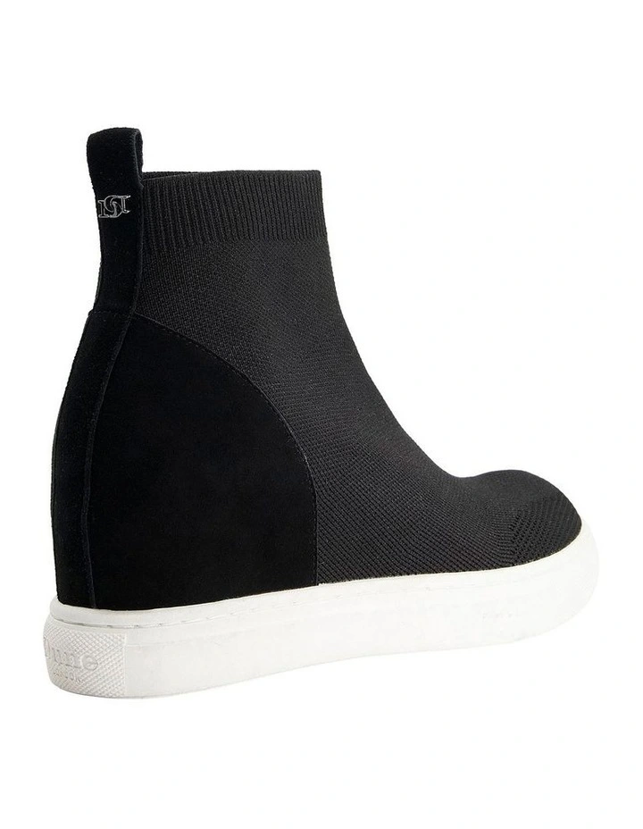 Empower Wedge Sneaker in Black image 4