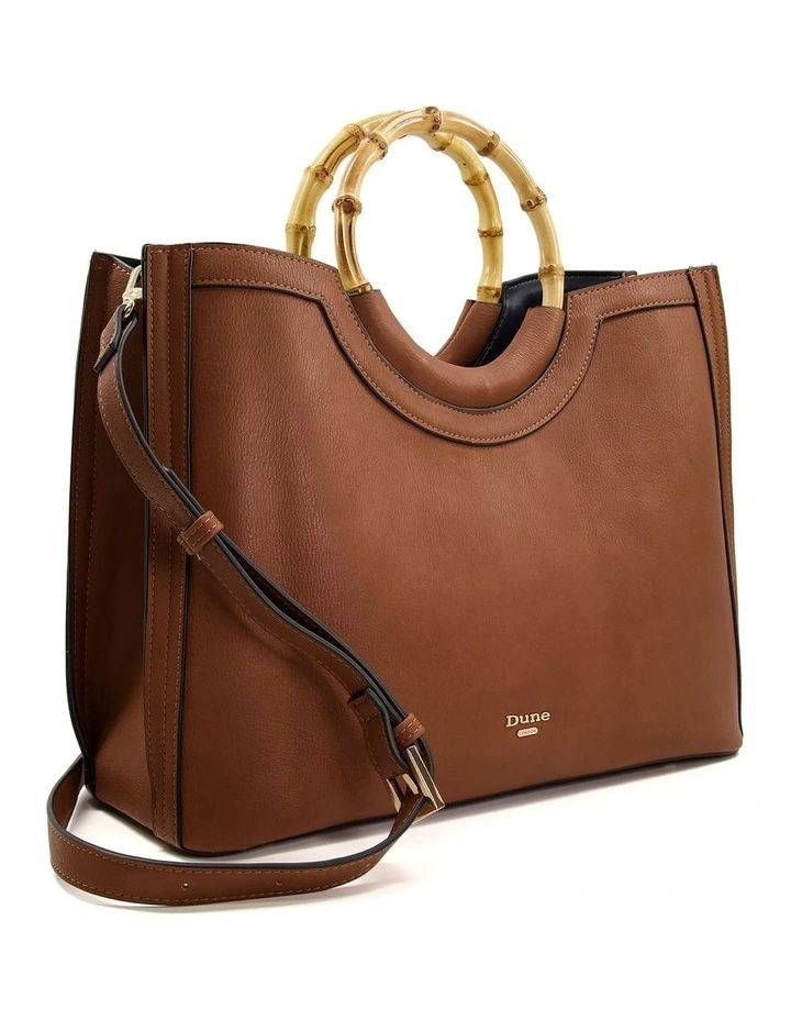 Distinguish Tote Bag in Tan image 2