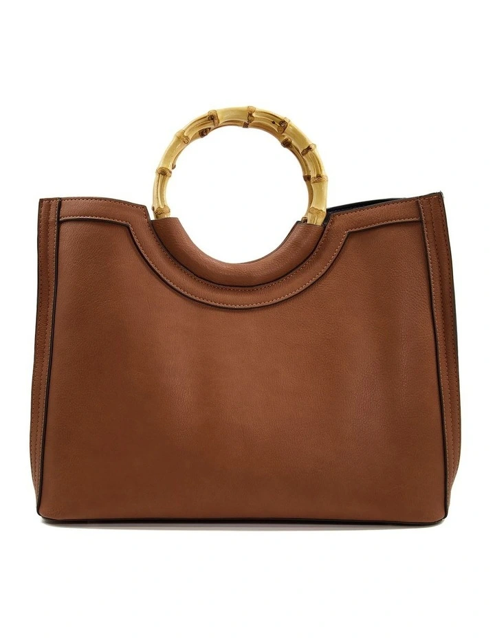 Distinguish Tote Bag in Tan image 4