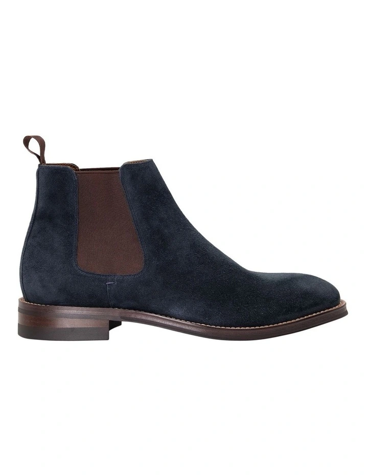 Masons Chelsea Boots in Navy image 1