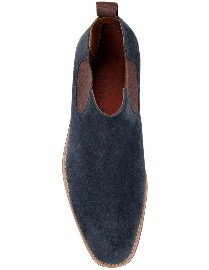 Masons Chelsea Boots in Navy image 3