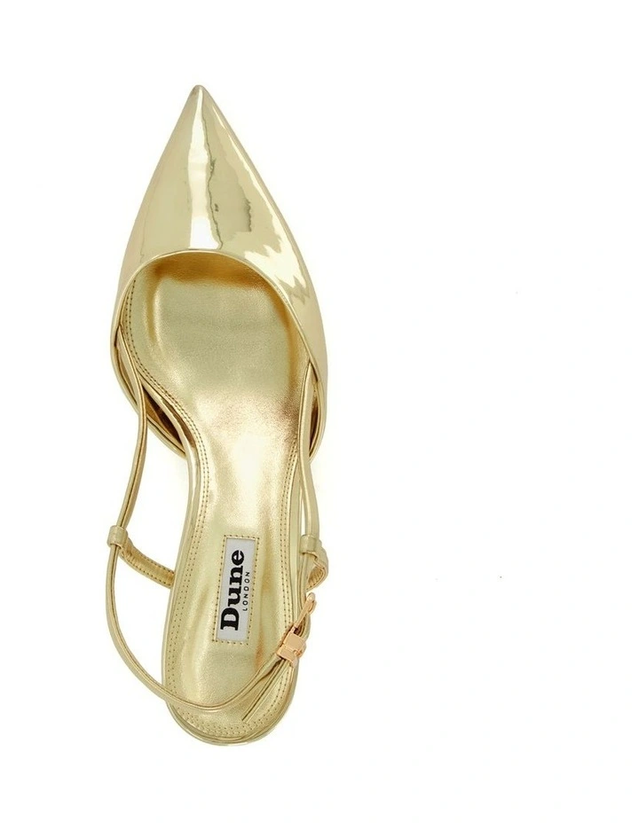 Classify Slingback Heel in Gold image 3