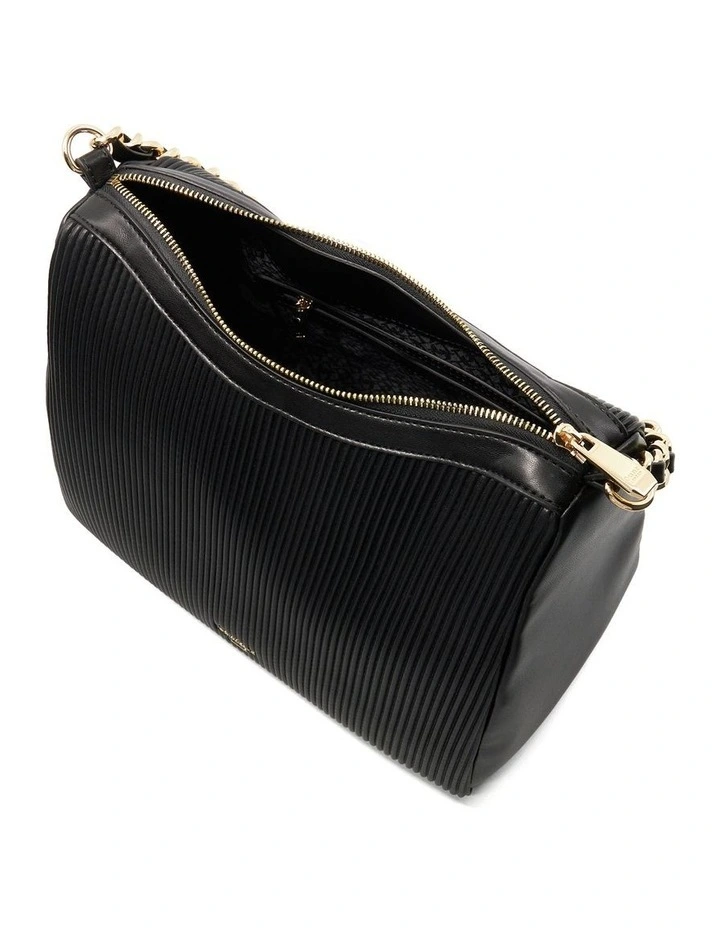 Domeno Shoulder Bag in Black image 3