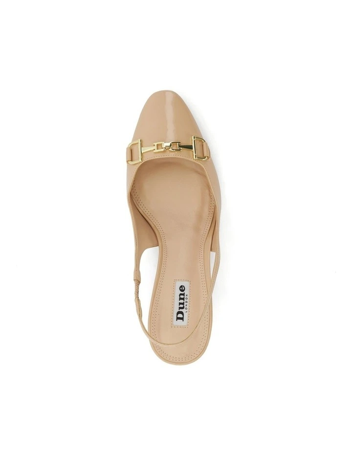 Detailed Slingback In Nude image 3