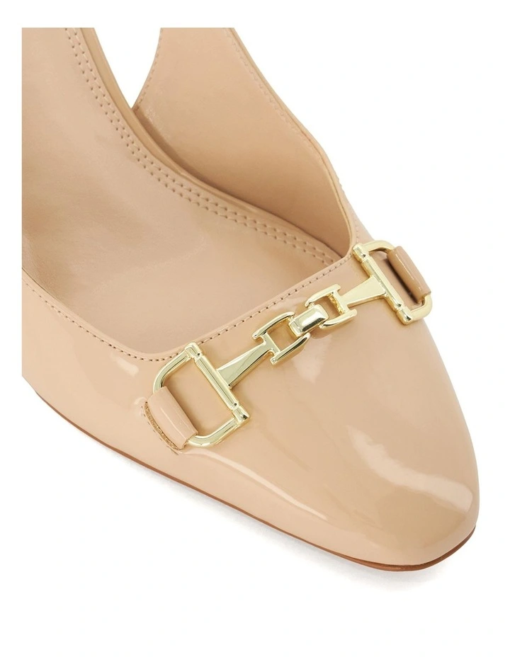 Detailed Slingback In Nude image 5