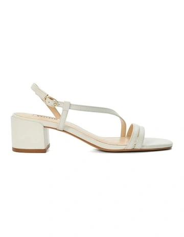 Maryanne Heeled Sandal in White