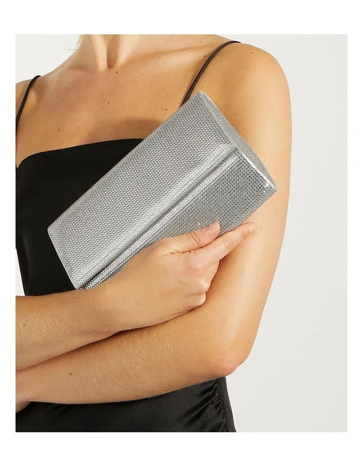 Esmes Clutch In Silver image 2
