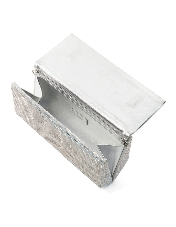 Esmes Clutch In Silver image 4