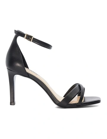 Madrina Heeled Sandal in Black