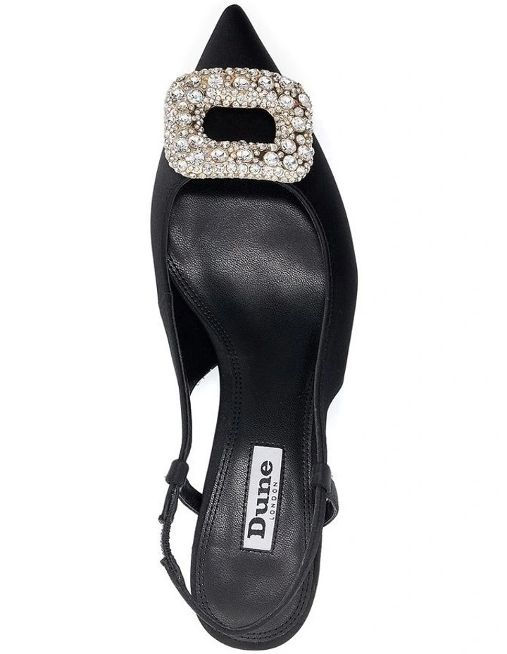 Centrepiece Slingback Pump in Black image 3