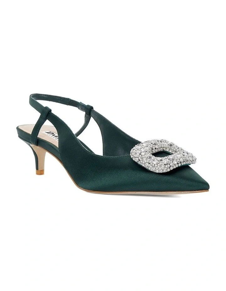 Centrepiece Slingback Pump in Green image 2