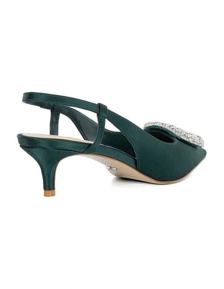 Centrepiece Slingback Pump in Green image 4