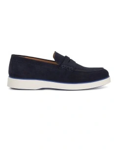 Buntis Loafer Shoes in Navy