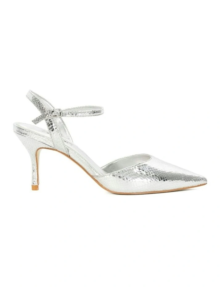 Debate Court Heels in Silver image 1