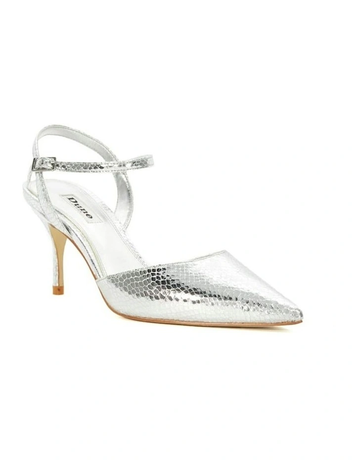 Debate Court Heels in Silver image 2
