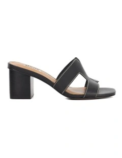 Jupe Heeled Sandal In Black