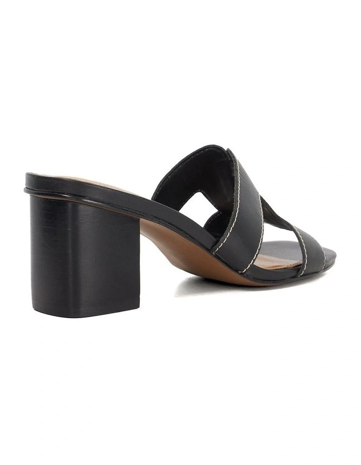 Jupe Heeled Sandal In Black image 4