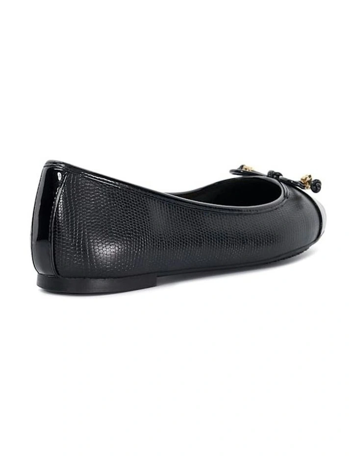 Hallis Ballet Flat in Black image 4
