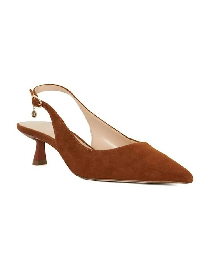 Clinking Slingback Heel in Rust image 2