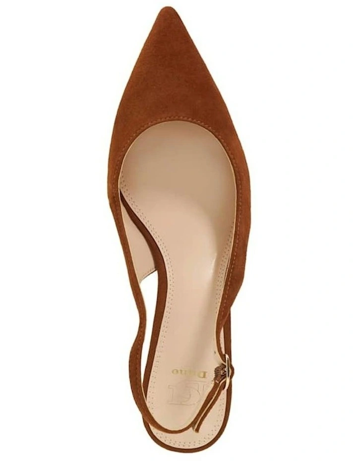Clinking Slingback Heel in Rust image 3