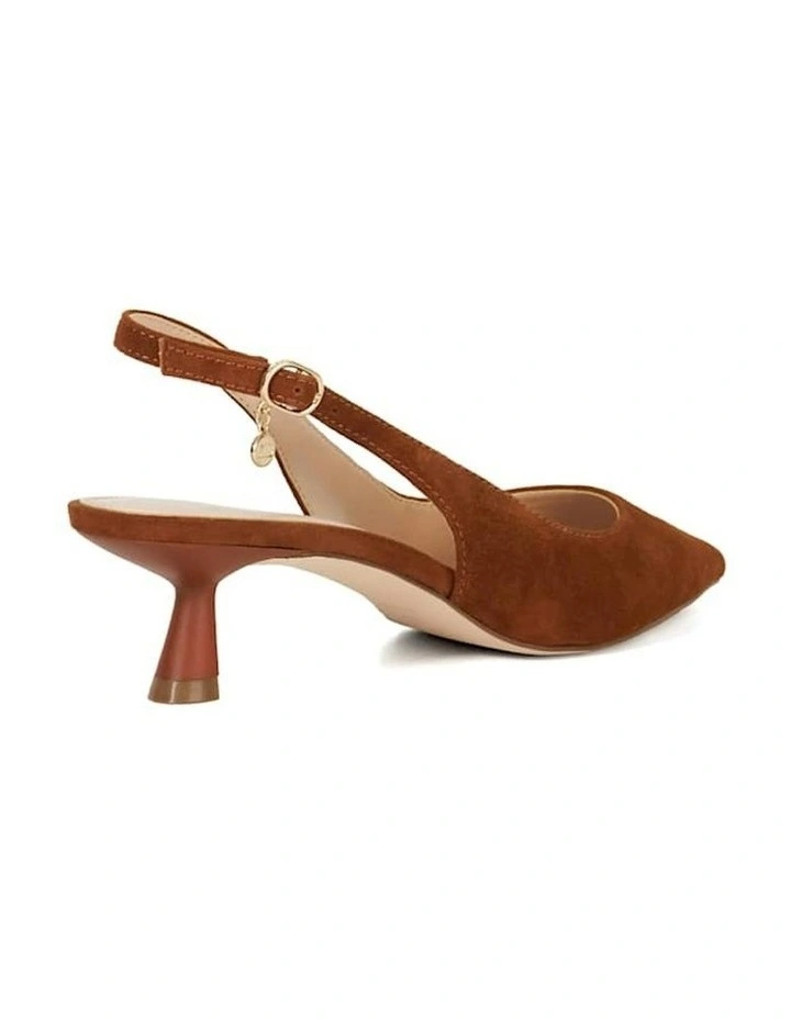 Clinking Slingback Heel in Rust image 4