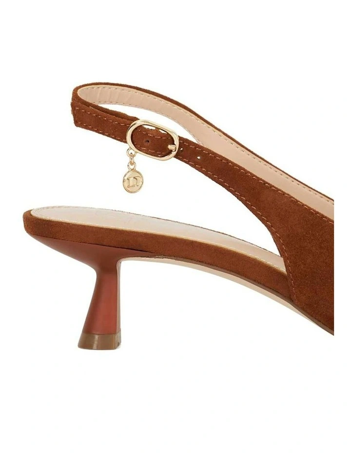 Clinking Slingback Heel in Rust image 5