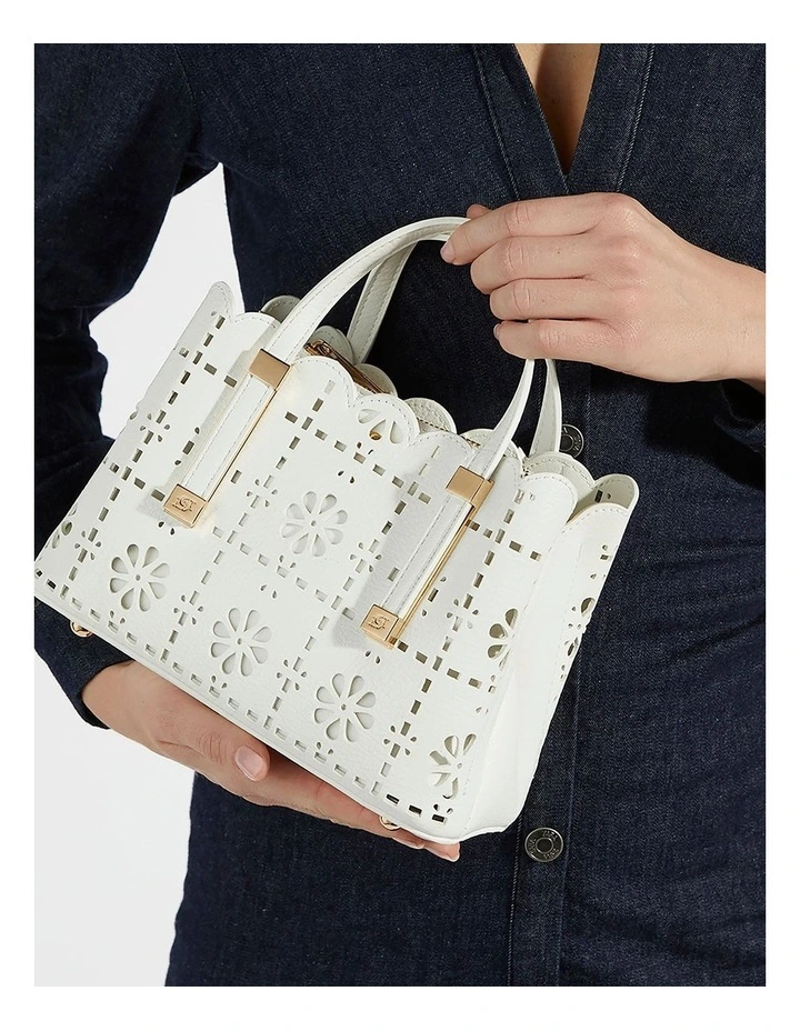 Dinkydorry Small Tote in White image 2