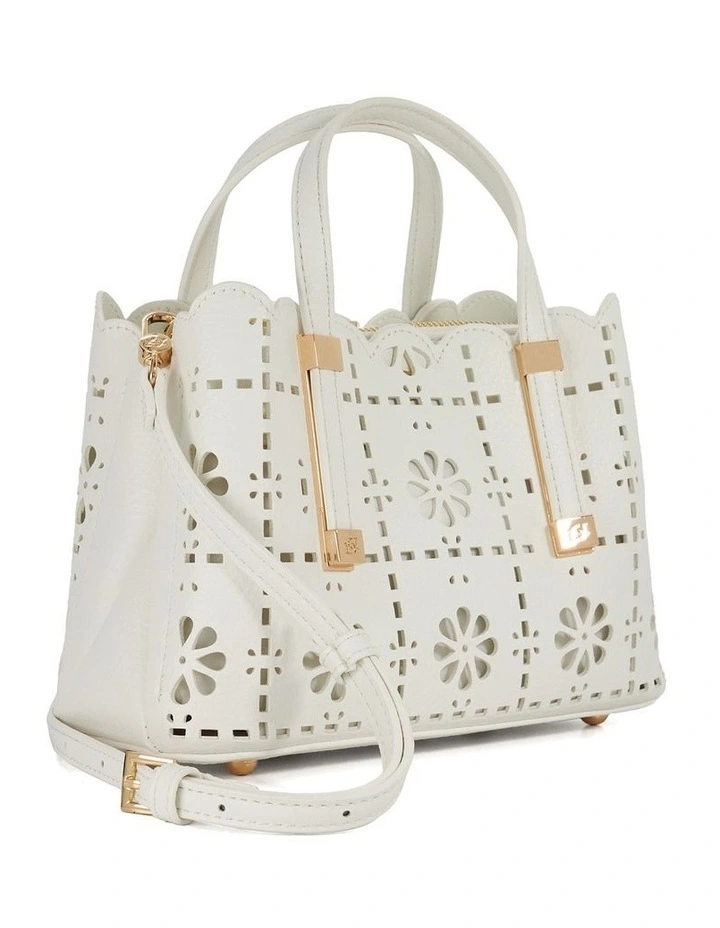 Dinkydorry Small Tote in White image 3