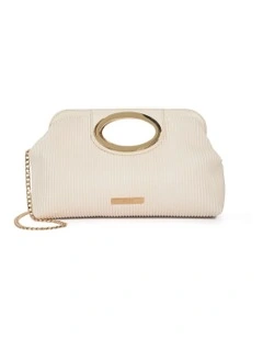 Ellsas Clutch in Beige