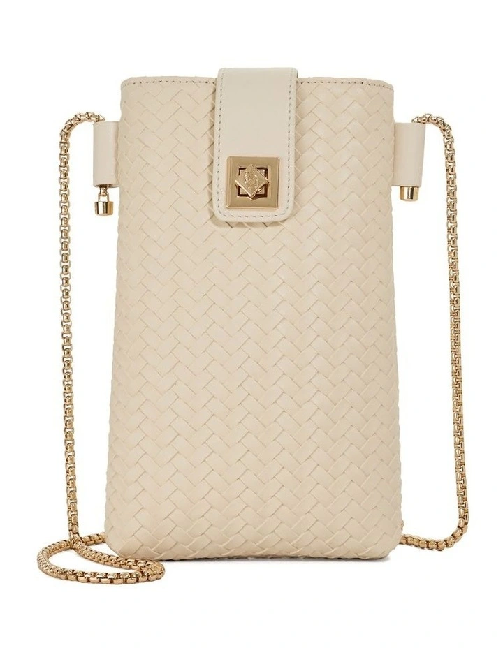 Keystone Crossbody Bag in Cream image 1