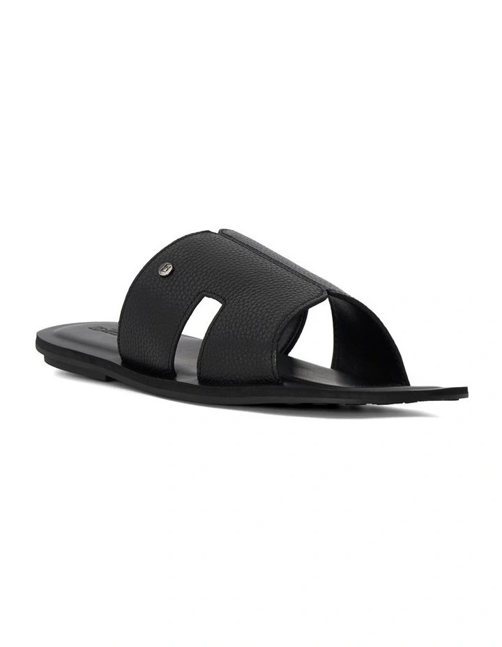 Initials Sandals in Black image 3