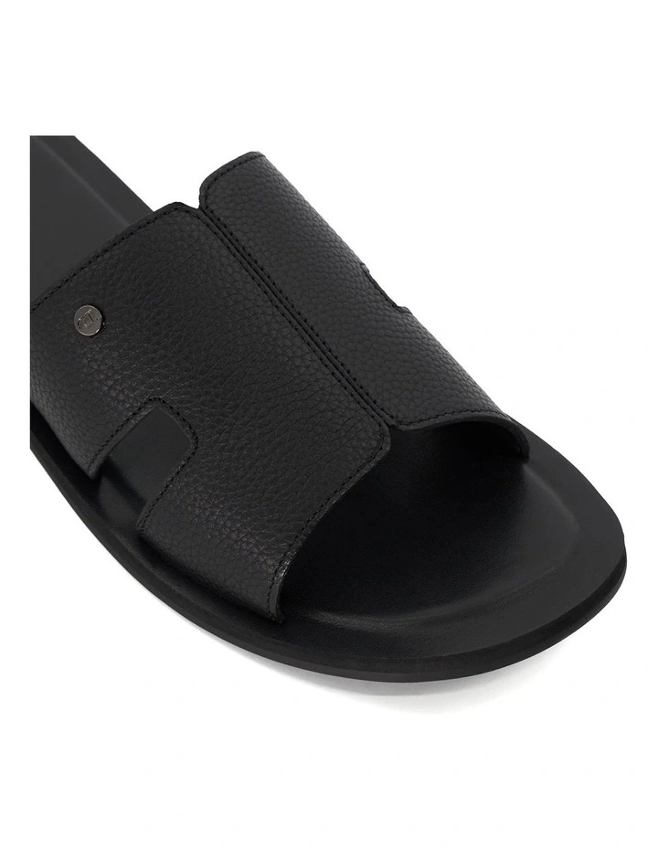 Initials Sandals in Black image 6