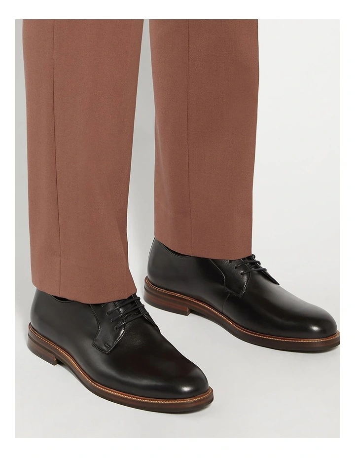 Savoye Lace Up Loafers in Black image 2