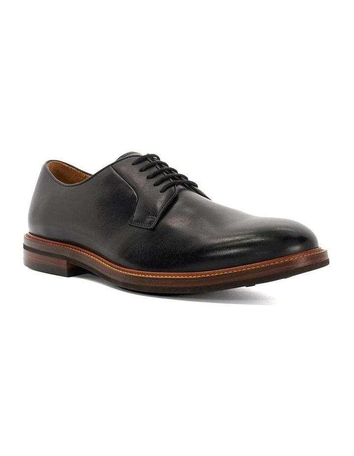 Savoye Lace Up Loafers in Black image 3