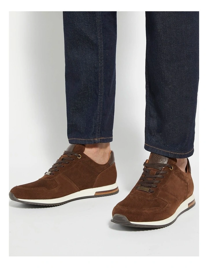Trilogy Sneaker In Brown image 2