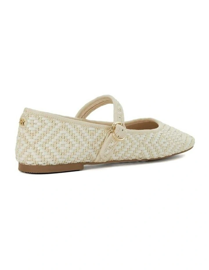 Holler Mary Jane Ballet in Ivory image 4