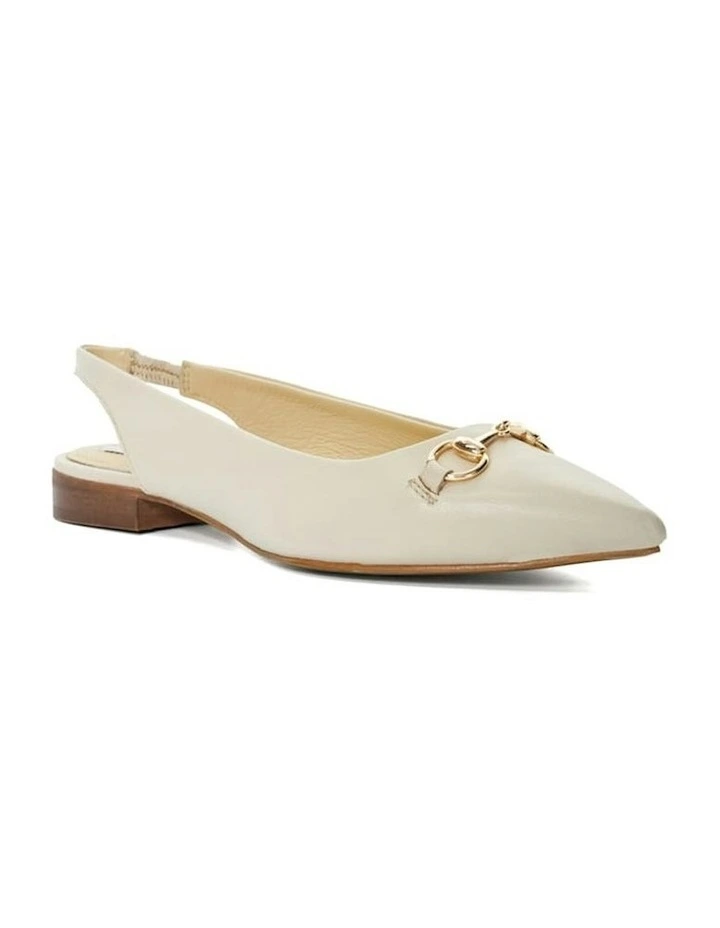 Honour Flat Ballet in Ivory image 3